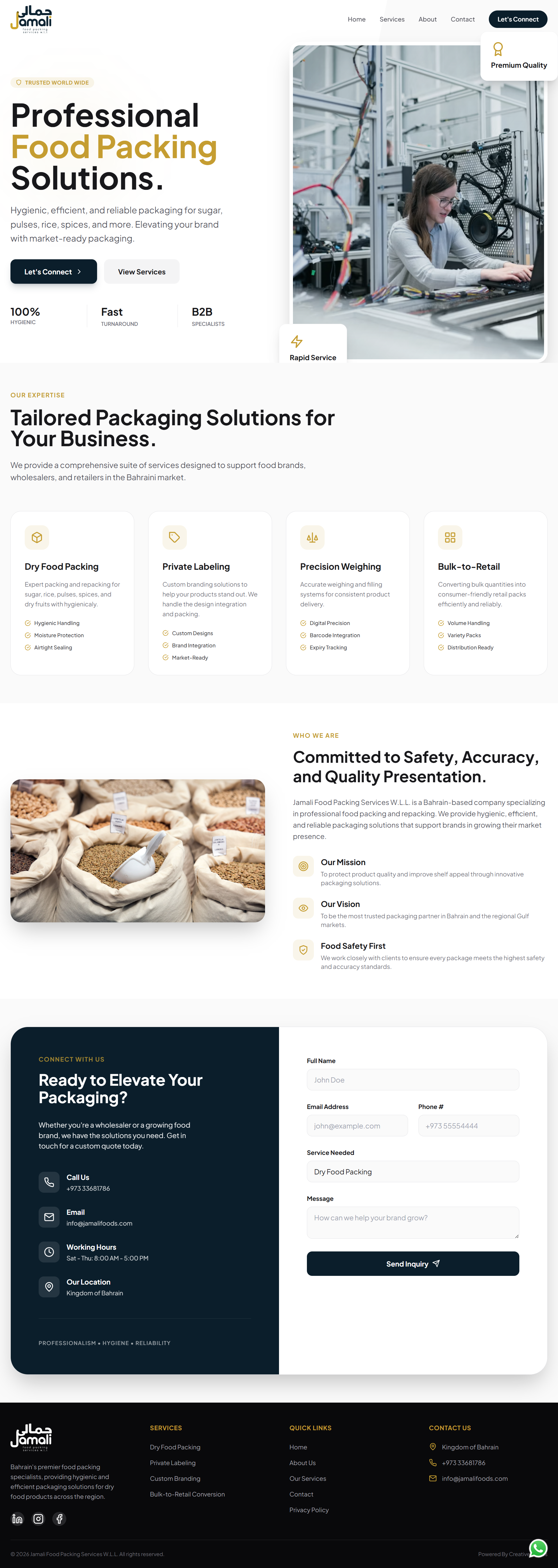 Jamali Food Packaging